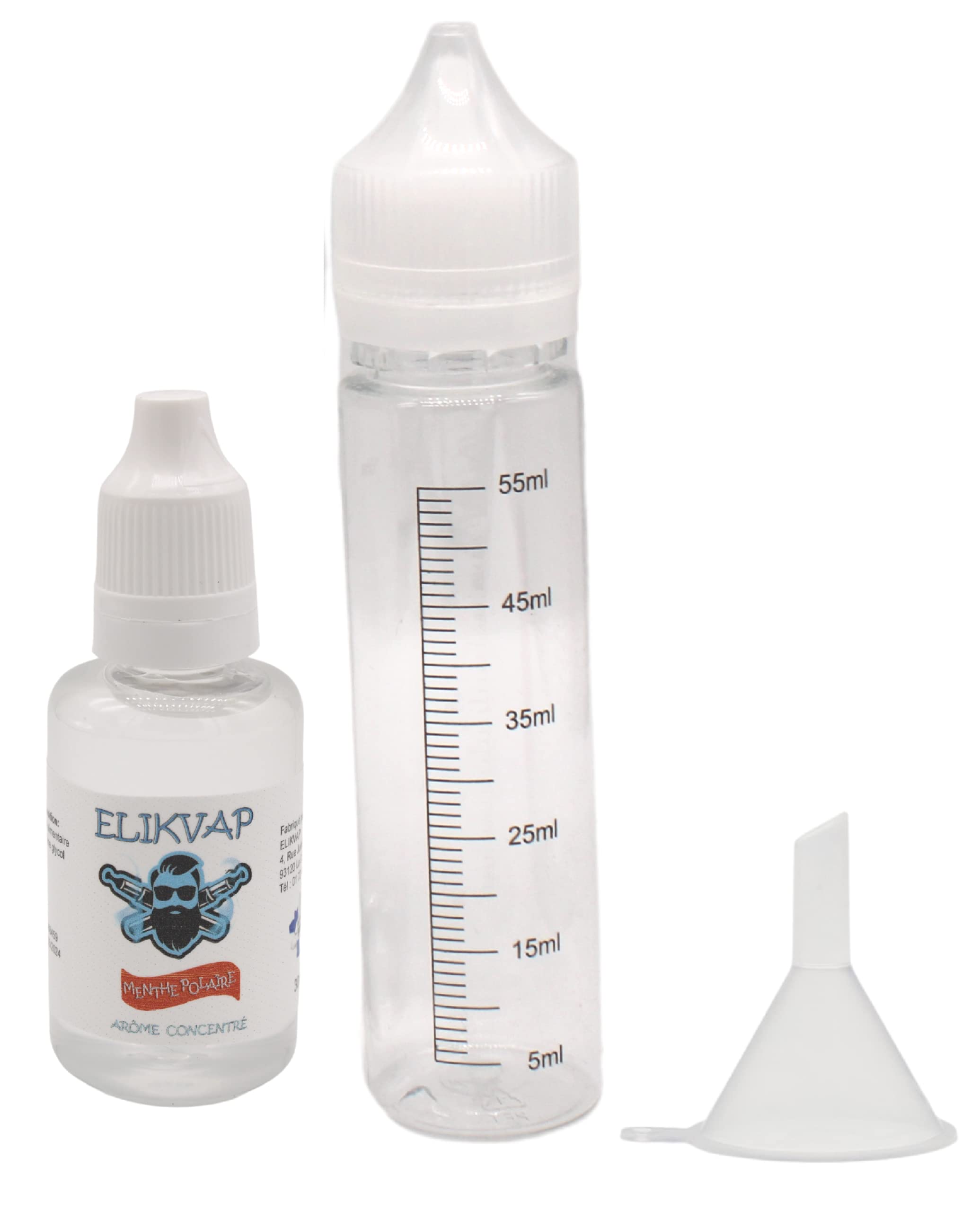 Kit base e liquide ELIKVAP 50pg/50vg kit base e liquide + concentre Menthe  polaire accessoires pour fabrication e liquide produit sans nicotine sans  tabac. : Amazon.fr: High-Tech