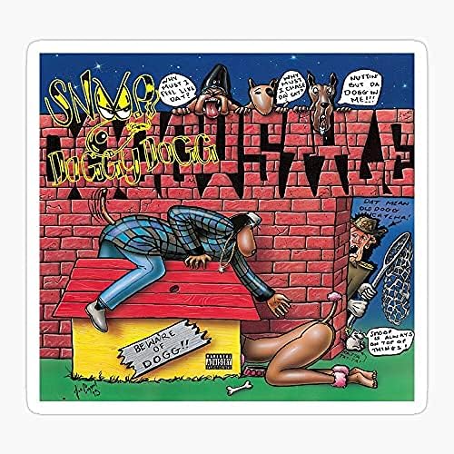Snoop Doggy Dogg Doggystyle Album Cover Art Sticker Decal Vinyl - Peel and Stick to Any Smooth Surface