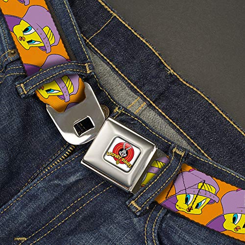 Cinturón resistente Buckle-Down con hebilla metálica original y estampado multicolor de Piolín 2