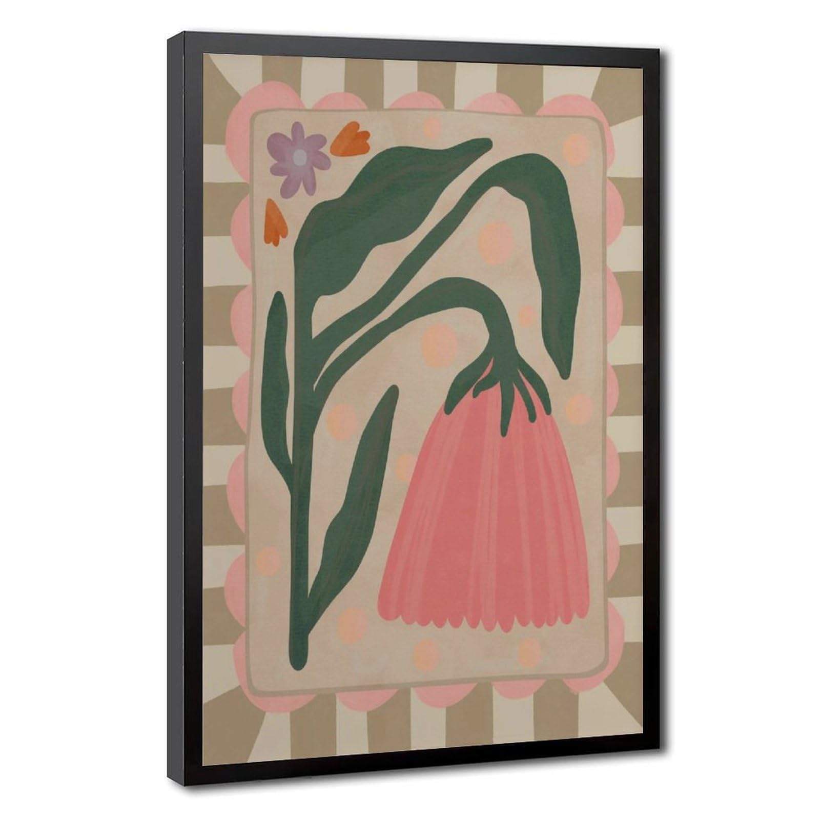 Bareronor Flower Nursery Poster Canvas Poster Bedroom Decor Landscape Office Room Decor Gift 24" L X 36" W