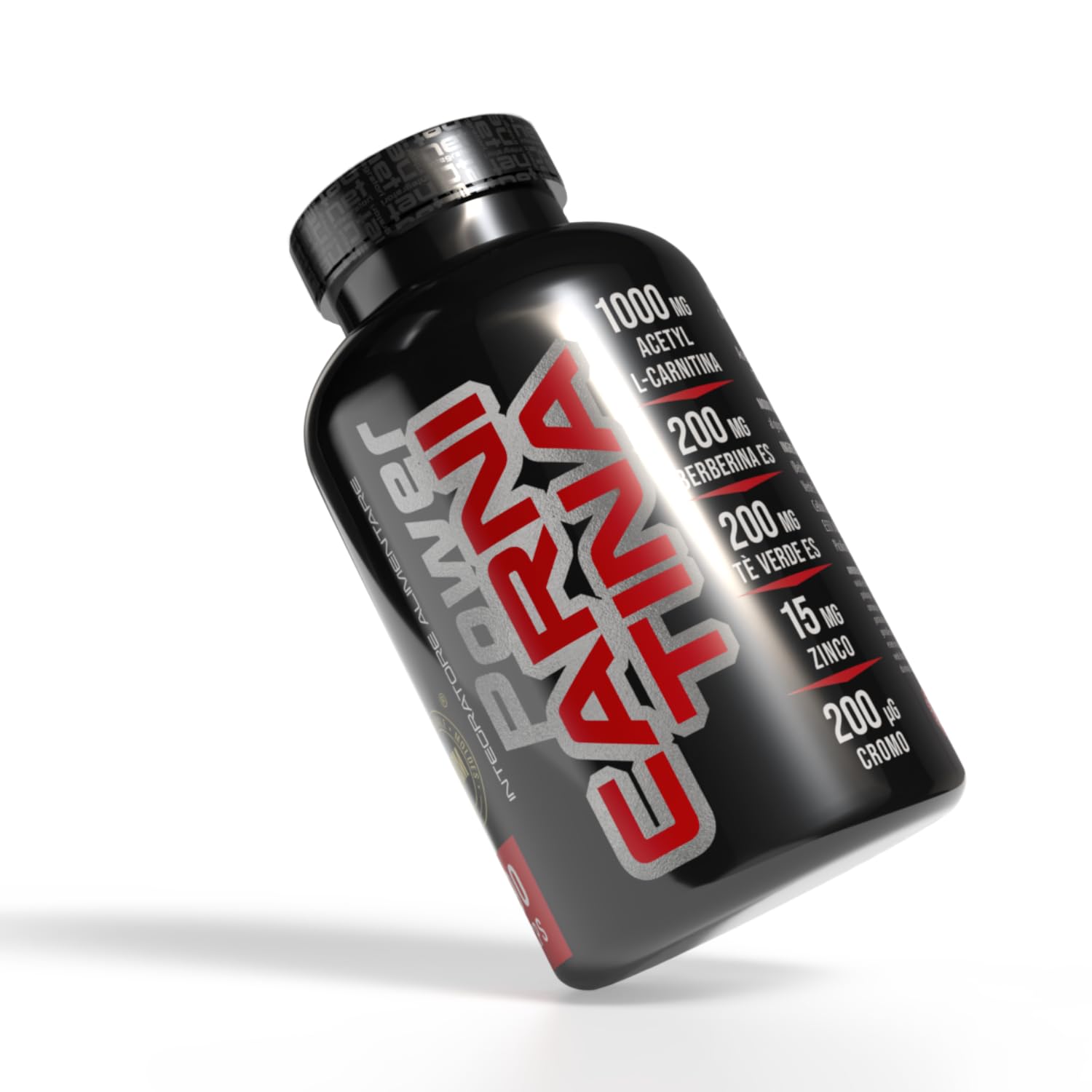 Net Integratori Power Carnitina 90 cps - Integratore di Acetyl-L-Carnitina, Berberina, Tè Verde, Zinco e Cromo