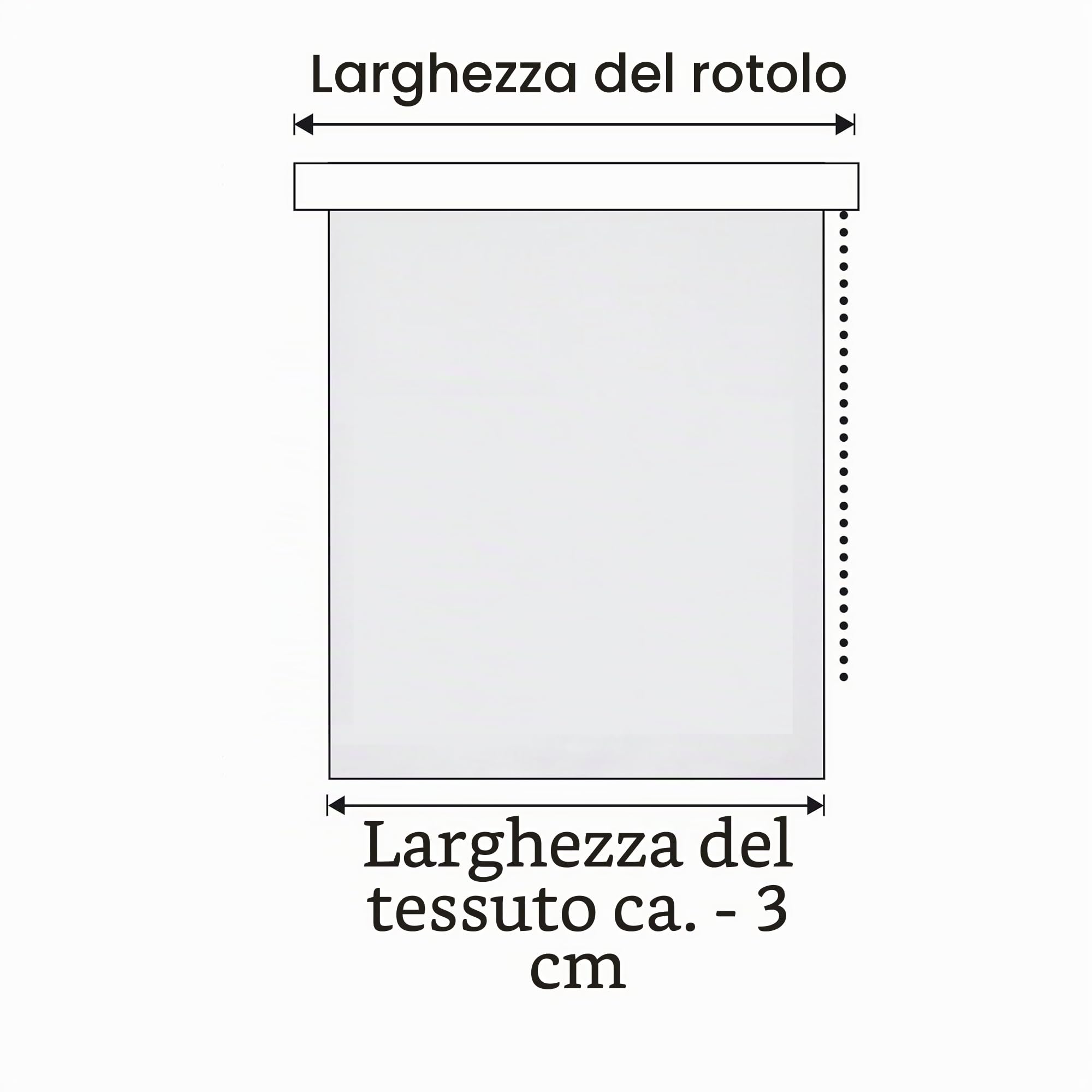 Gardinia Tenda a Rullo con Morsetto di Fissaggio o Adesiva avvolgibile, per Luce Diurna, Opaca, Kit di Montaggio Incluso EASYFIX Bianco, (LxA) 45 x 150 cm