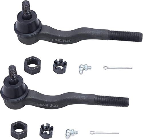 Miniatura 234 de Detroit Axle - Kit de brazos de control de extremo delantero RWD para Dodge Ram 03-06 2500 3500, 2 brazos de control superior con rótula 2 varillas