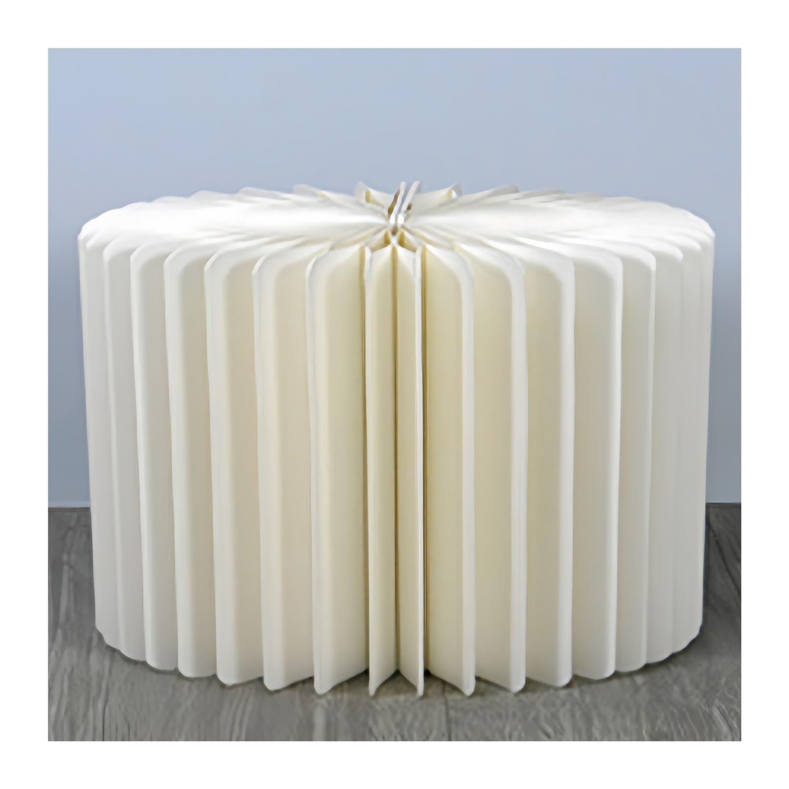 YTBHSHXZ plinth， Cardboard Columns Pedestal Stand, Foldable Paper Flower , Display Column With Acrylic Lid(11.8in,8in)