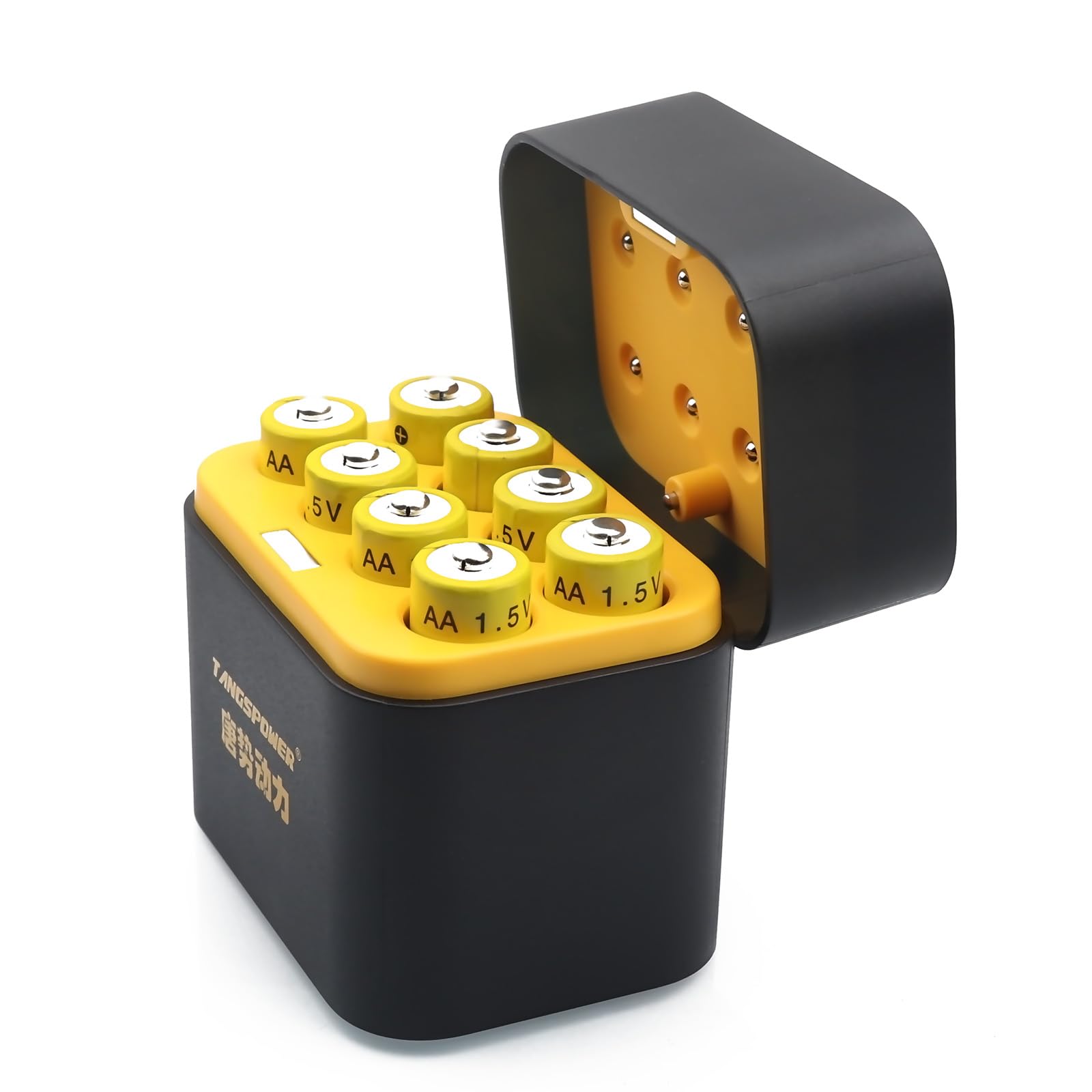 Piles Rechargeables AA Lithium (Lot de 8) avec Chargeur, 4000mWh Triple A 1,5V Tension de Sortie constante Pile AAA Li-ION Batterie, 1600+ Cycles, Faible Auto-décharge AA Rechargeable