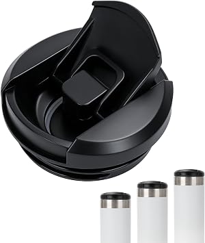 Lid Replacement for Stanley AeroLight Transit Bottle, Leakproof Water Bottle Cap Top for StanleyAeroLight 12oz 16oz 20oz, Locking Lid BPA-Free No Spill Reuse Top Accessories for Stanley, Black