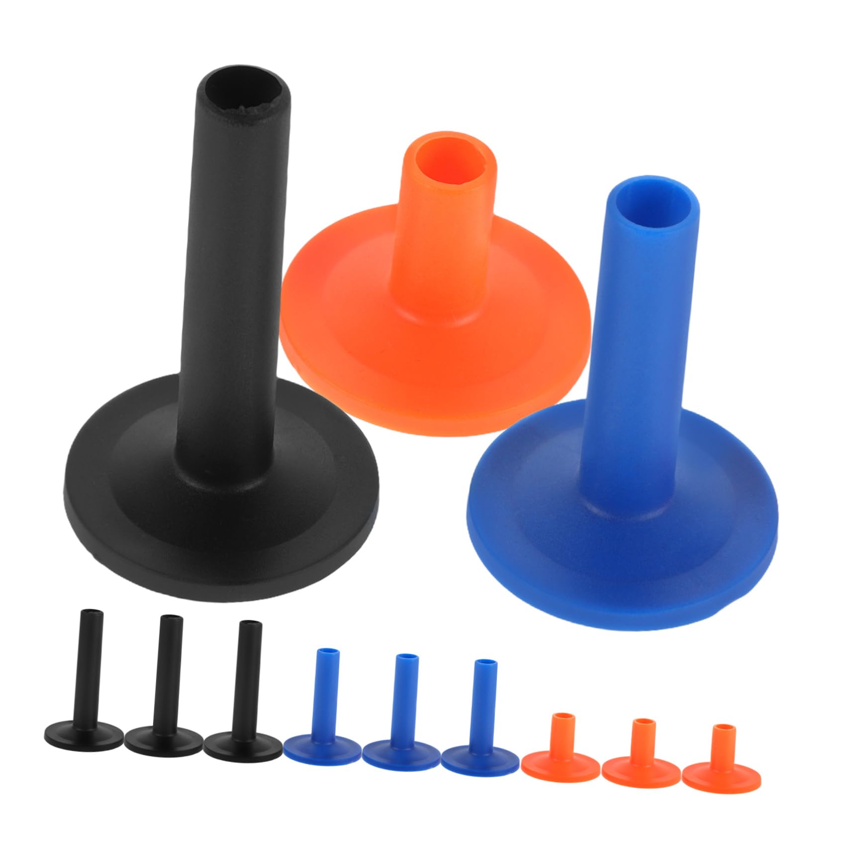 BESPORTBLE 12pcs Cymbal Sleeves for Drum Pads Durable Plastic Drum Accessories with Easy Installation Cymbals for Live Performances Practice and Recording