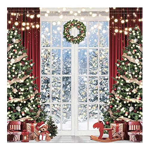Allenjoy Christmas Window Curtains
