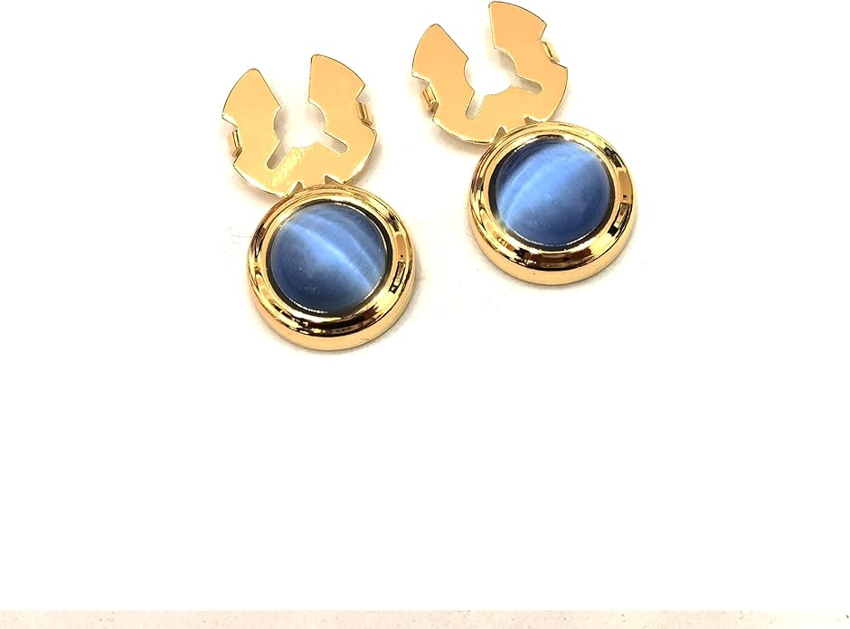 Mancornas con Cubierta de Botón Ojo de Gato Doradas para Hombre Mujer miniatura 3