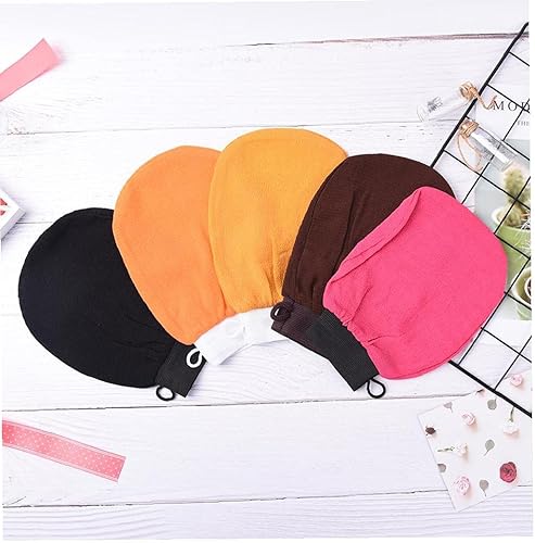 Miniatura 6 de Guante de pelado de ducha guante exfoliante de células muertas de piel quitar guante de baño de piel limpia profunda color aleatorio