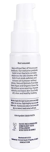 Miniatura 3 de NXN Crema de tratamiento para el acné Edit durante la noche con glicólico, salicílico, ácidos lácticos y probióticos para eliminar brotes y calmar