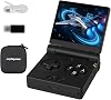 Miyoo mini Flip フリップ式オープンソース携帯ゲーム機ハンドヘルドゲーム機ミニレトロゲーム機、2.8インチIPS OCAフルラミネーションHD MIPIスクリーン、内蔵複数のエミュレータ、64GB TFカード、2500mAhバッテリー、メニューは日本語、英語、ポルトガル語、韓国語、中国語などをサポート、オンラインでの二人対戦ゲームをサポート 黒色