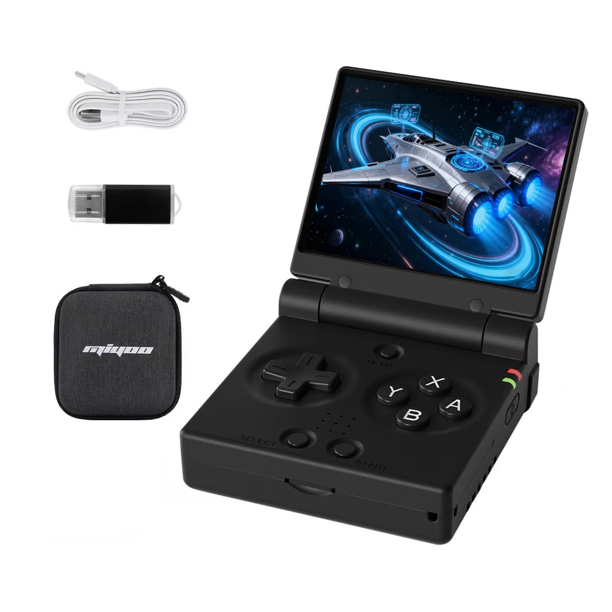 Amazon | Miyoo mini Flip フリップ式オープンソース携帯ゲーム機