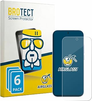 brotect Glass Screen Protector Film Compatible with Vivo iQOO 15R 6 Pack - Glass-Foil 9H Protection [Scratch Resistant, High Clarity]
