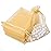 Akstore 100PCS 4x6inch (10x15cm) Drawstring Organza Jewelry Favor Pouches Wedding Party Festival Gift Bags Candy Bags (Golden)