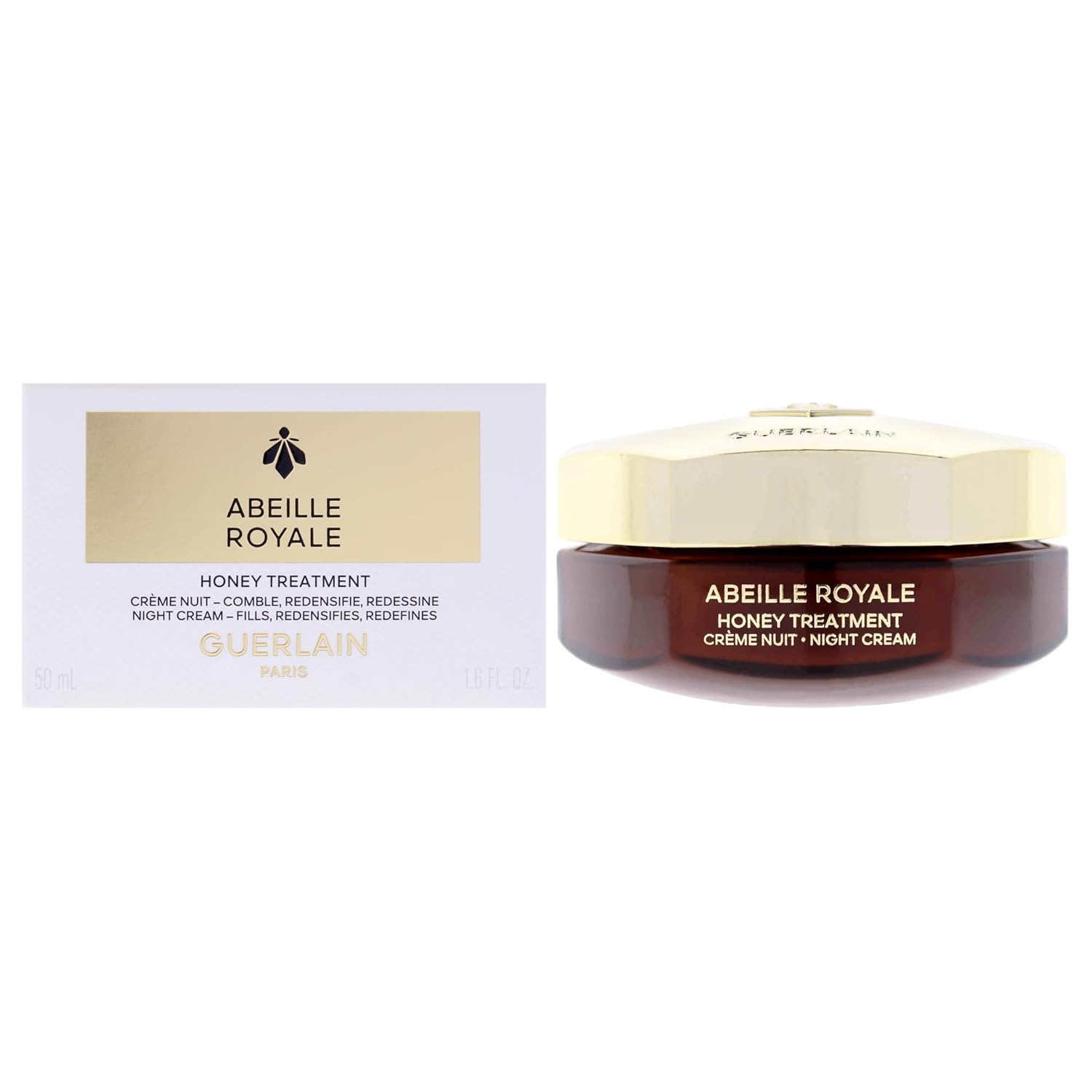 Abeille Royale Honey Treatment Night Cream by Guerlain for Unisex - 1.6 oz Cream