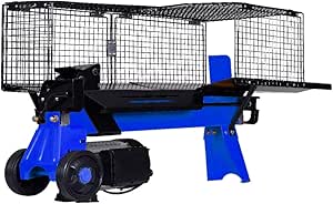 AMA Spaccalegna orizzontale Gnu 6T: Spaccalegna elettrico Ama, Motore 2200W, Forza di spinta 6T, 58 Kg, Cavo di alimentazione 160 cm