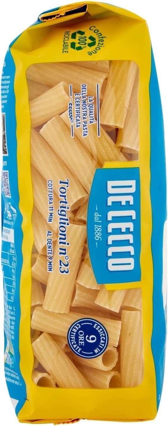 Italian Gourmet Tortiglioni N°23 12 x 500g + Polpa offerte