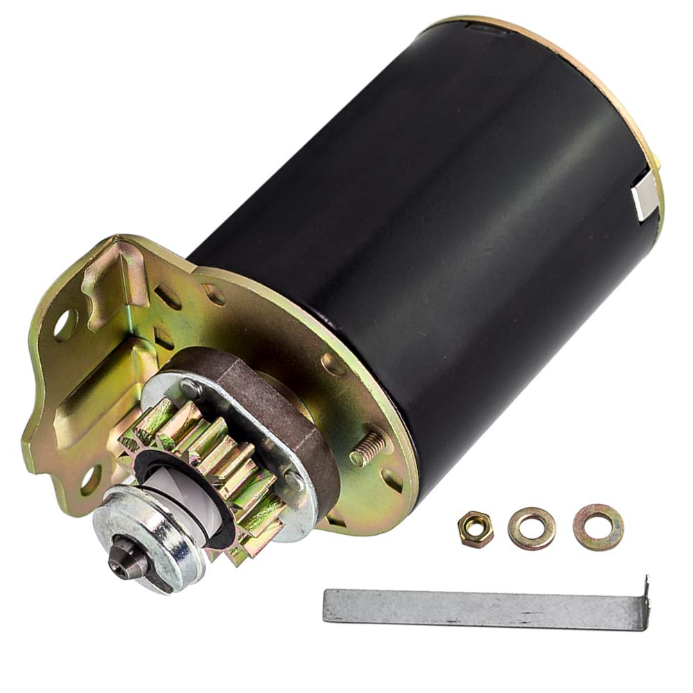 maXpeedingrods Motor de arranque para Briggs & Stratton, arrancador Tsarbo Motor de arranque de 12 V y 14 dientes para Cub Cadet para John Deere para Craftsman, etc. 693551 210807 215802 693552
