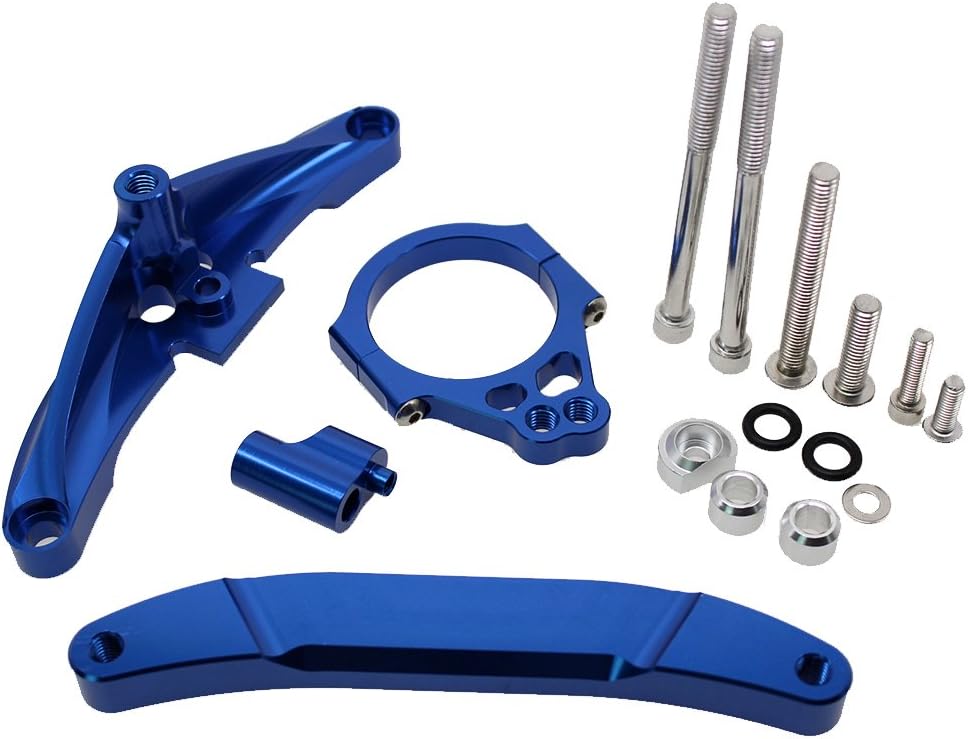 CNC Mounting Bracket Support Kit For FZ1 FAZER FZ1N 2006-2015 Motorcycle Steering Damper Stabilizer Gray