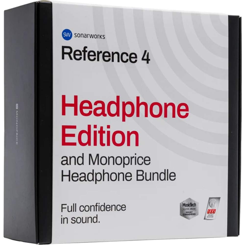 Sonarworks Reference 4 Headphone Edition \u0026 Monoprice Premium Hi-Fi DJ  Headphone Bundle – Headphone Calibration Plug-in : Amazon.com.au:  Electronics