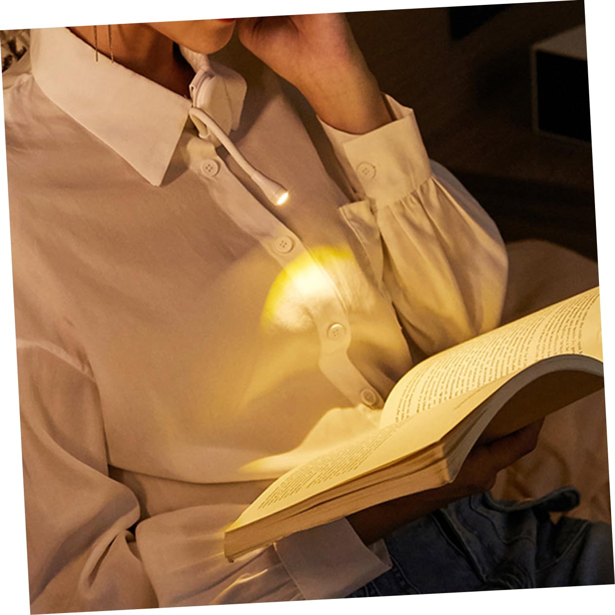 ERINGOGO Led Book Light for Reading Clip-on Portable Bed Lights Eye Care Rechargeable Led Study Lamp