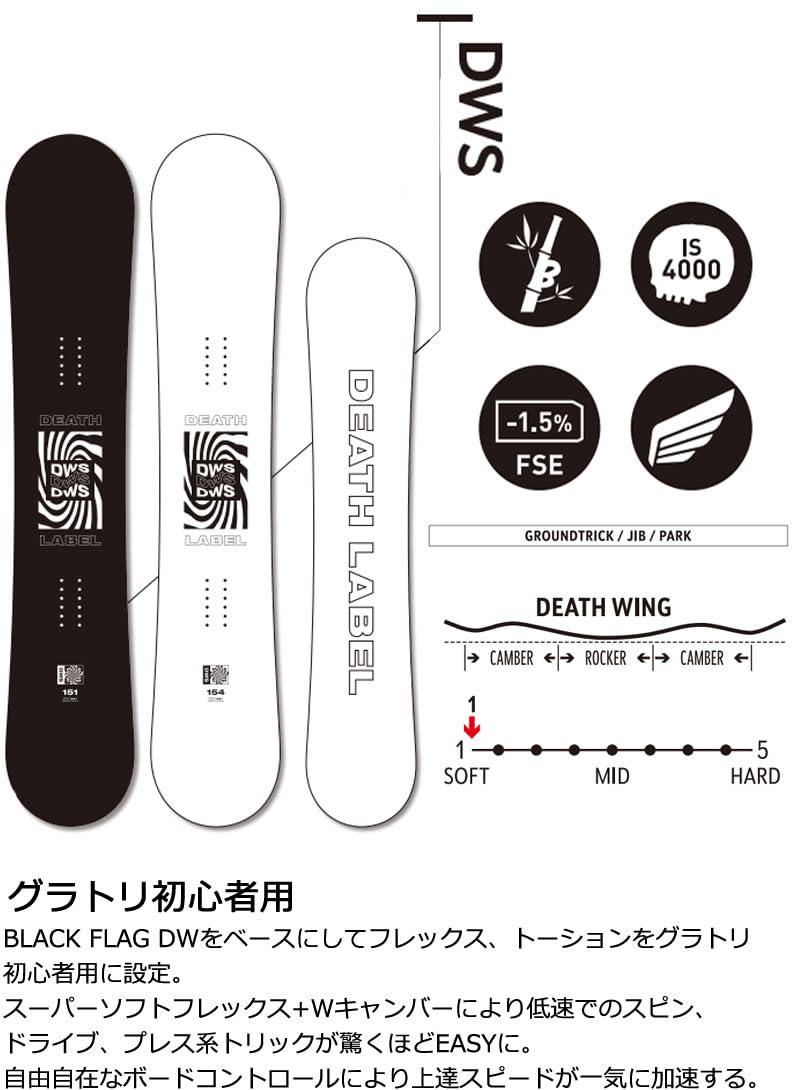 Amazon | 23-24 DEATH LABEL/デスレーベル DWS ディーダブリュー