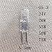 WYLIELAMSH 5pcs/lot Halogen G5.3 24V 10w 20w 35w 45w 70w Bulbs Machine Tool Bulb 24v G5.3 50w Halogen Bulb,75W