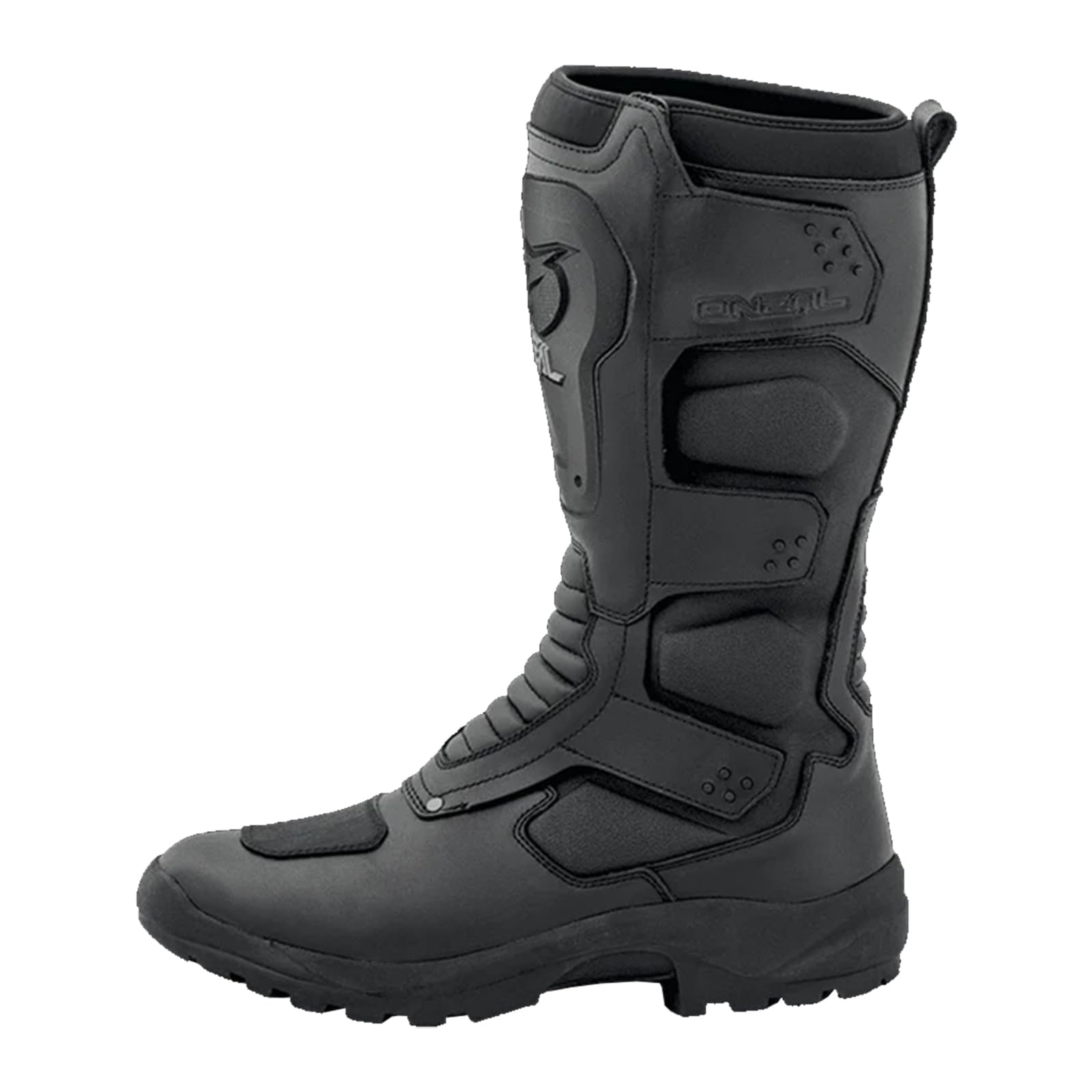 stivali da moto in pelle da corsa sole gomma