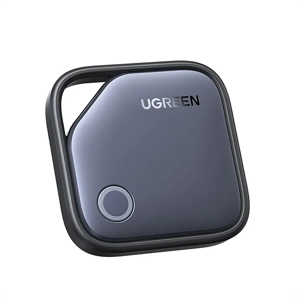 UGREEN FineTrack Smart Finder Compatible with Apple Find My (iOS Only) 2-Year Replaceable Battery Bluetooth Tracker Tags, Item Finder Smart Tag for Key Luggage Passport with Alarm& Left-Behi