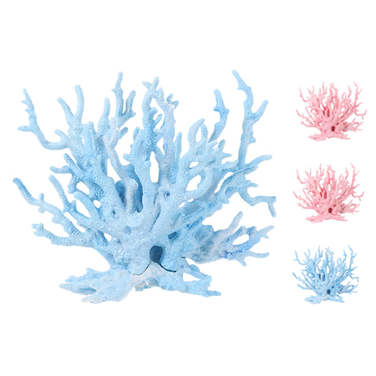 Toddmomy 4pièces Décoration De Artificiel pour Aquarium Plantes Aquatiques Accessoires De Paysage sous-Marin pour Poissons Couleurs Et Réalistes Décoration De Réservoir pour Aquariums