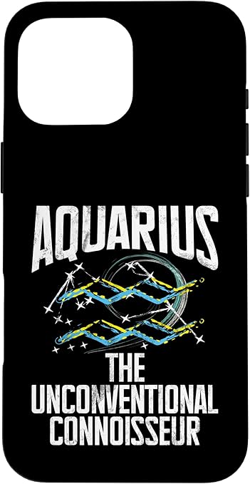 iPhone 16 Pro Max Aquarius the unconventional Connoisseur Aquarius Case