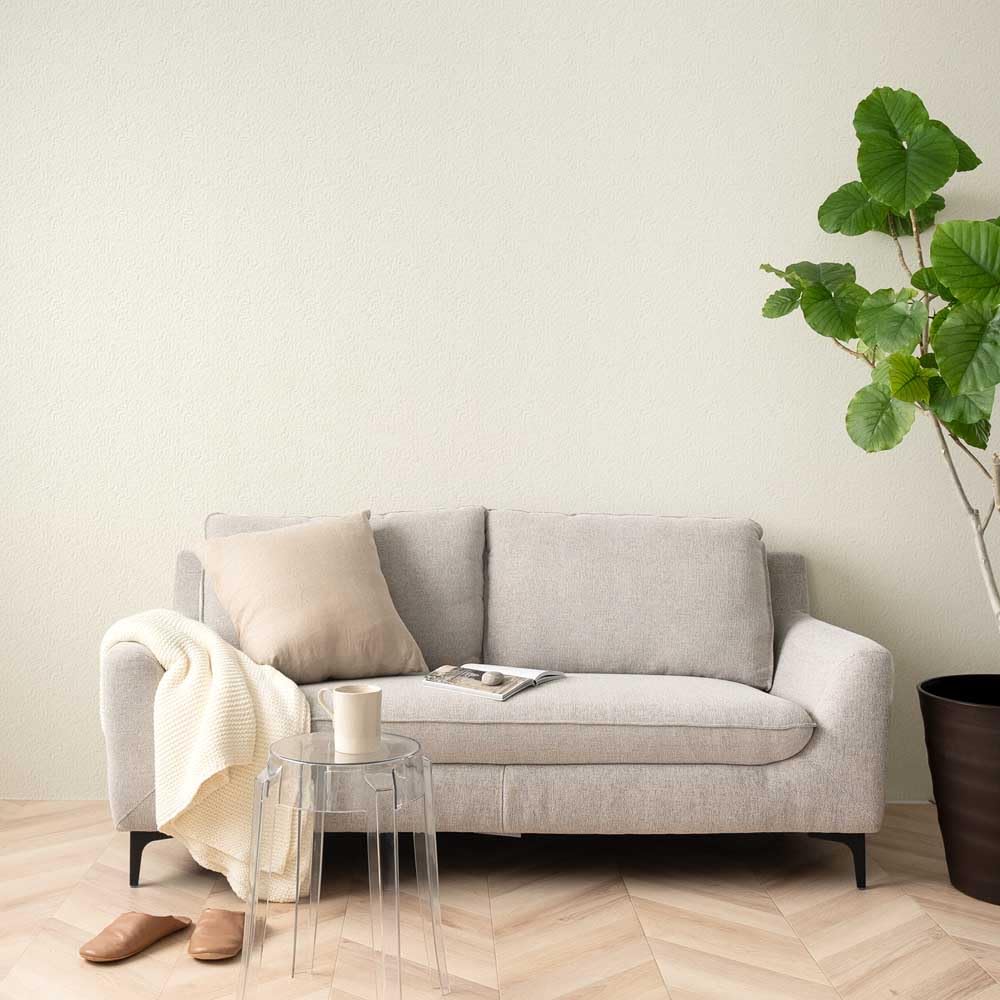 まる商品 Amazon | 壁紙屋本舗 壁紙 のりなし クロス Daily palette 白 ホワイト