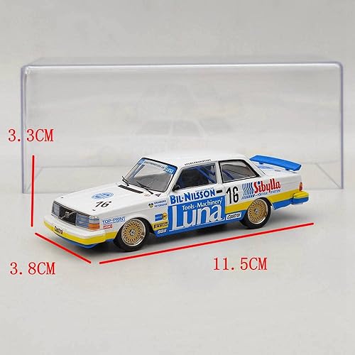 Miniatura 6 de IXO 1:43 para Volvo 240#16 GRANBERG/PETERSSON -ETCC Monza 1984 GTM152LQ Modelos de vehículos fundidos a presión Colección de automóviles Regalos