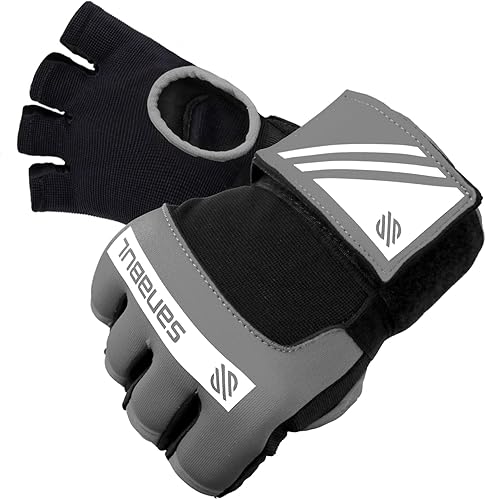 Sanabul Vendas de mano de boxeo de gel para hombres y mujeres Muay Thai MMA Kickboxing Quick Wraps Guantes interiores de boxeo Protección de