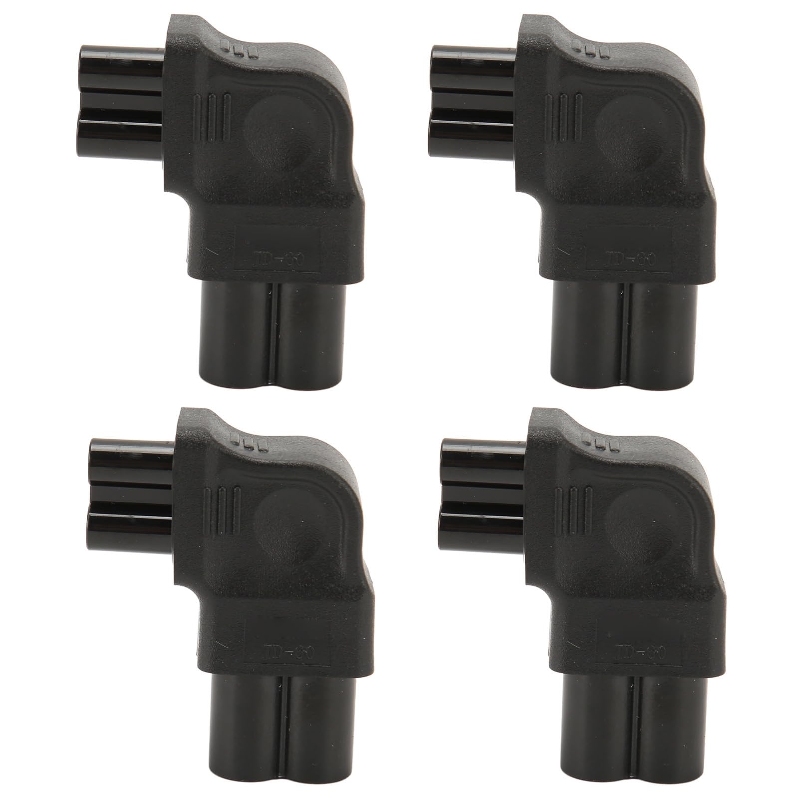 Adaptateur IEC C5 Vers C6 Coudé 90° – Lot De 2, 10A 250V, Pour Ordinateur Portable, Moniteur, Alimentation - 3