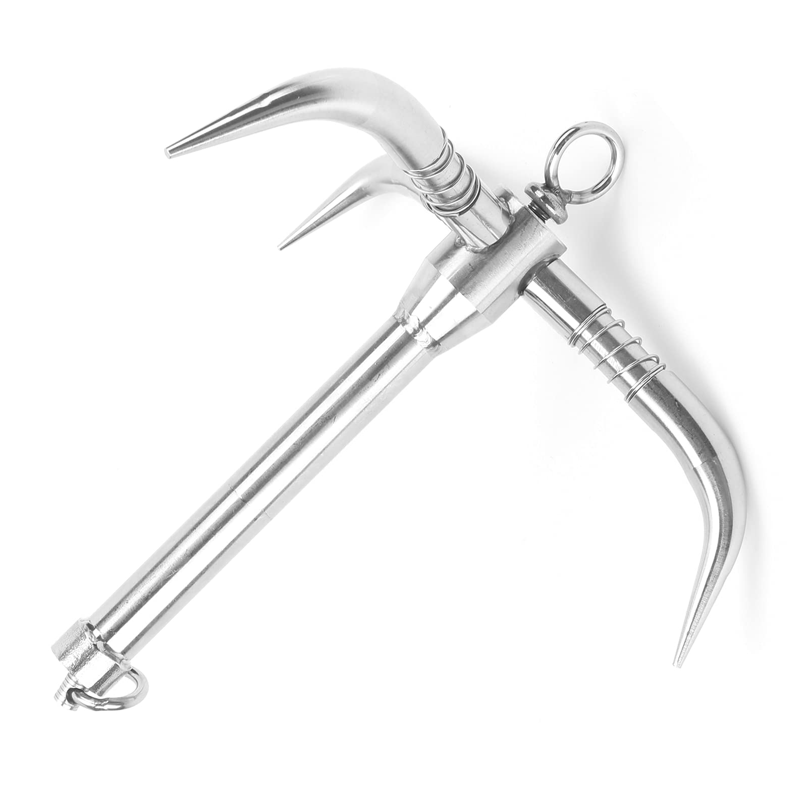 Ancora a Rampino Pieghevole 3 Artigli Acciaio Inox 316 Presa Forte per Barche Yacht Gommone Canoe Kayak Lago Mare