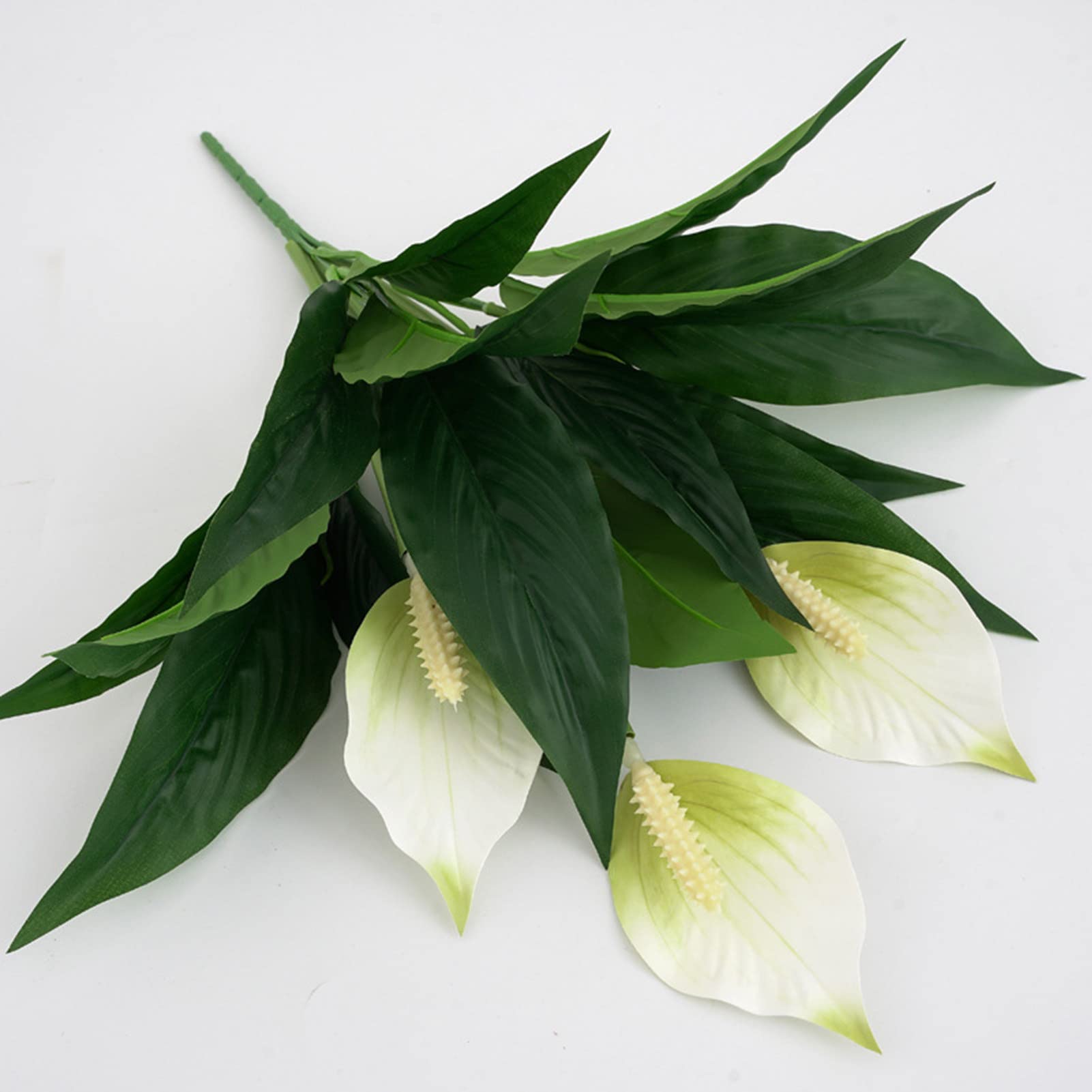 Decorazione Fiore Artificiale in Plastica Con Vaso Dal Design Vintage