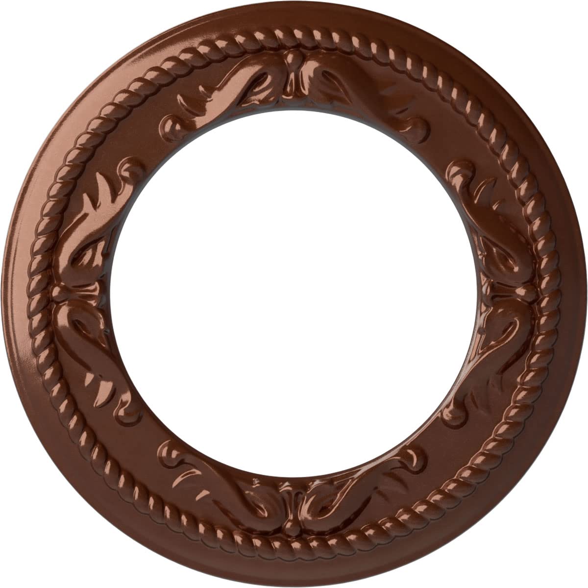 Medalla de techo rosetón decorativo Ekena Millwork CM12MEACS