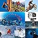 Action Camera 4K 16MP Underwater Waterproof Camera 170° Wide Angle WiFi Sports Cam with 1 Battery and Mounting Accessories Kit（Gold