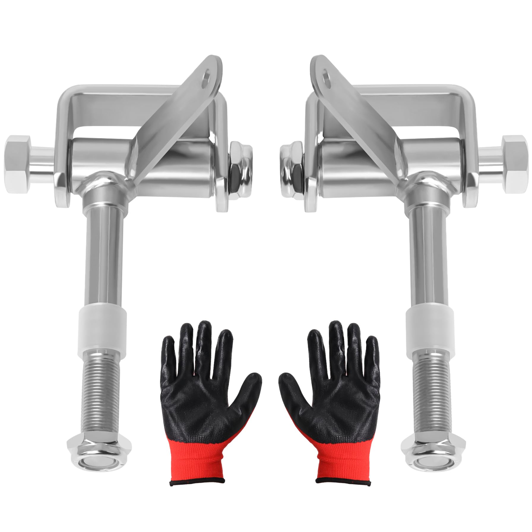 Wadoy Go Kart Spindle Go Kart Accessories, 4.5 inx5/8 in 2 pcs, Upgrade Right Left Steering Spindle Bracket Set, 5/8" Go Kart Axle Kit for 212cc 196cc Go Kart Replacement Parts