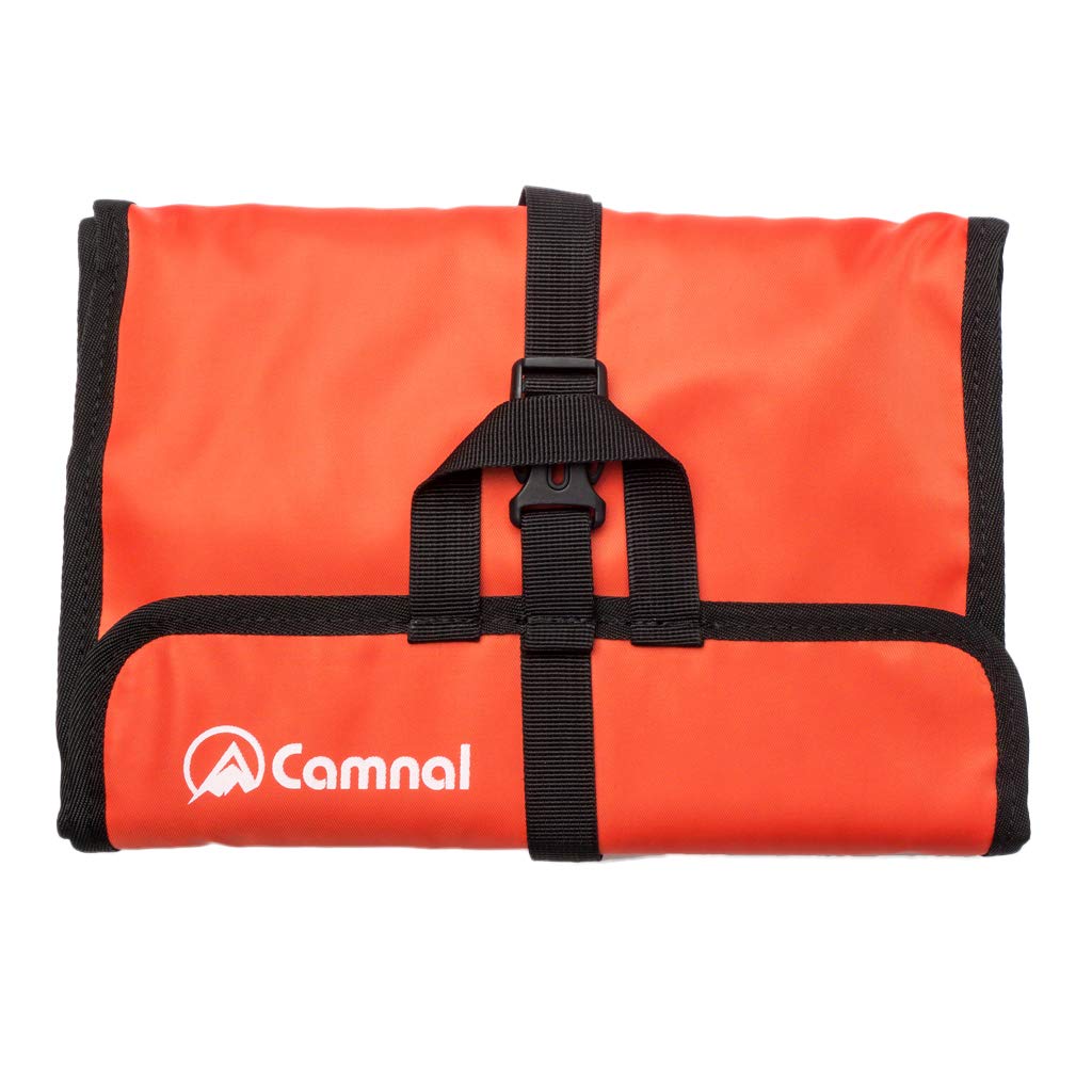 CUTICATE Sacca Porta Moschettone per Arrampicata su Roccia, Borsa per Roll-up per Ferramenta, Custodia per Appendere, Organizzare Gadget per Alpinismo Ascenden - Arancia
