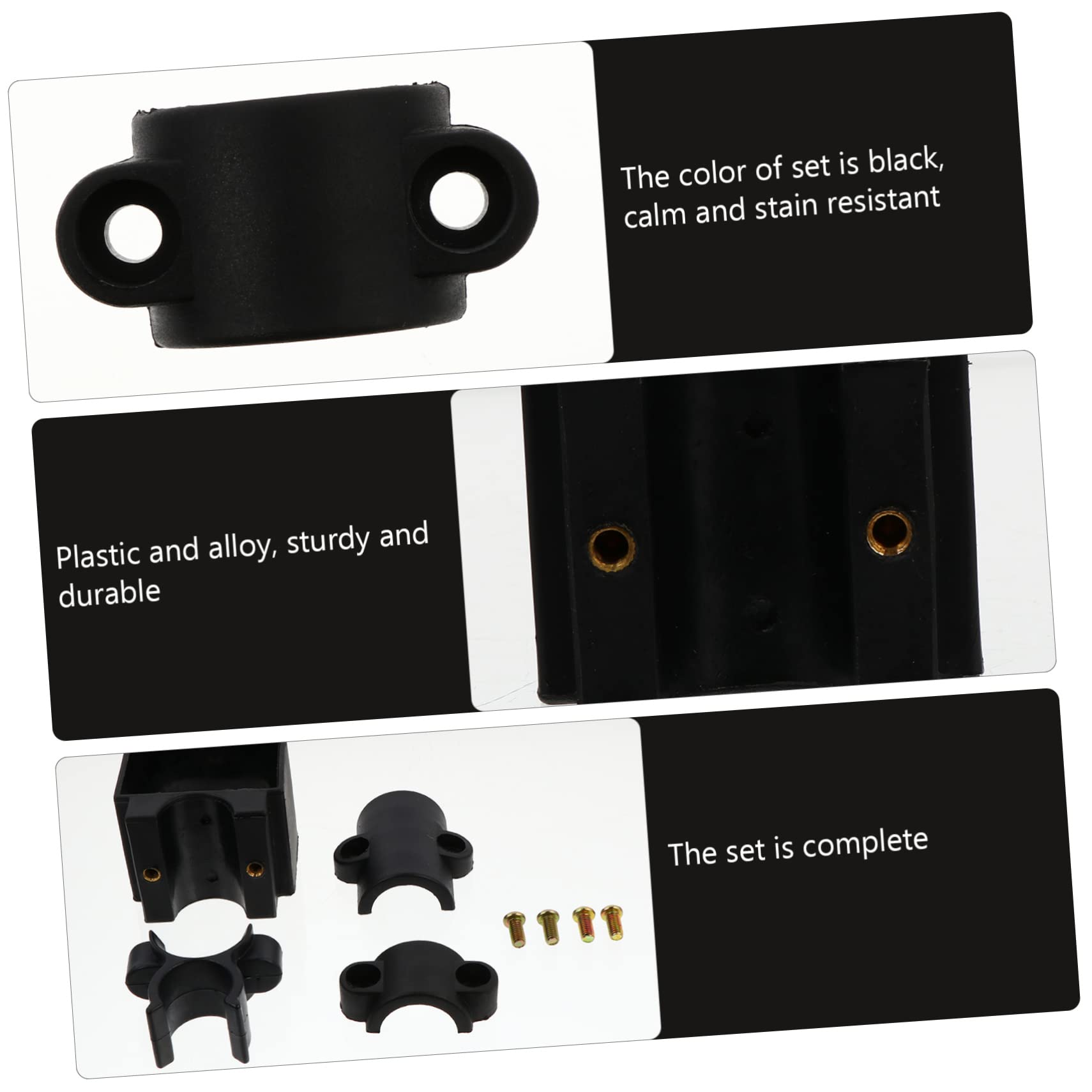 WOFASHPURET Walker Cane Holders 4 Pcs Kit Sturdy Mount for Wheelchair Scooter Crutch Walking Stick Support