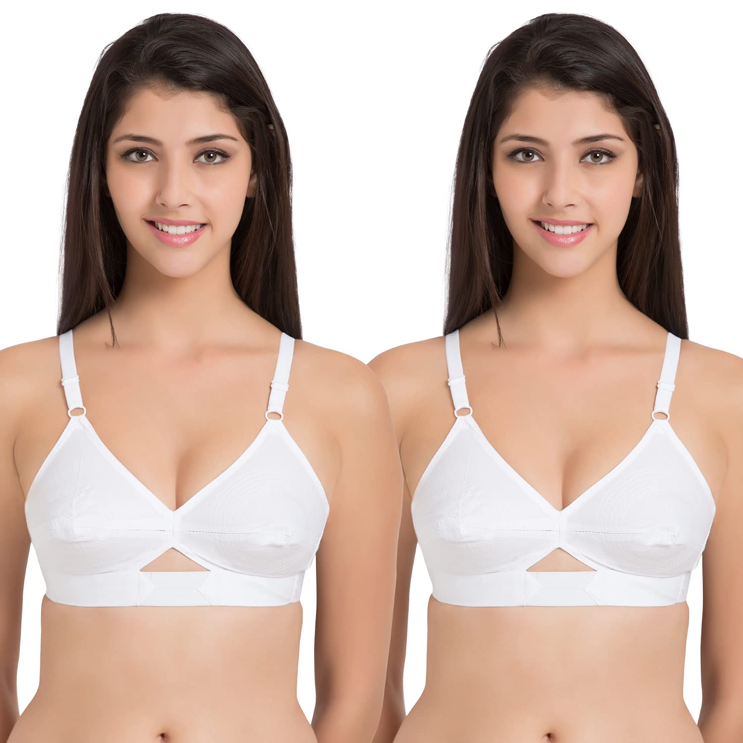 centra Women’s 100% Pure Cotton Non-Padded Full Coverage Non-Wired Everyday Bra | Regular Use Bra | Women’s/Ladies/Girls | Shaper Bra | Soft Comfortable Bra | Perfect Size-picture-24