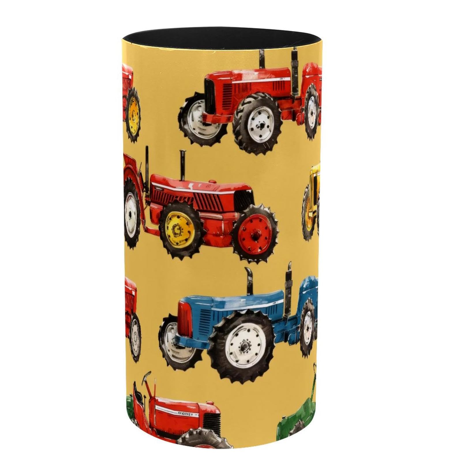 Organisateur pour la maison et pot à crayons musical en forme de tracteur