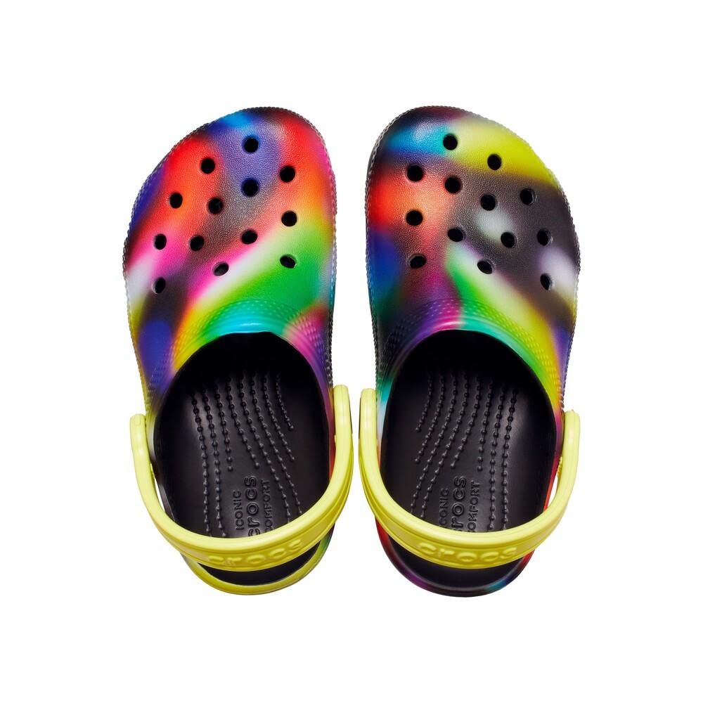 Crocs Mixte Enfant Classic Tie-Dye Graphic Clog T Sabots