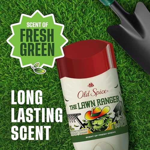 Image of Old Spice Dry Feel Antiperspirant Deodorant for Men, Summerdudes, 24 /7 Sweat & Odor Protection, 24 /7 Sunny Freshness & Long Lasting Scent, Invisible Solid, Lawn Ranger with Fresh Green Scent, 2.6 oz