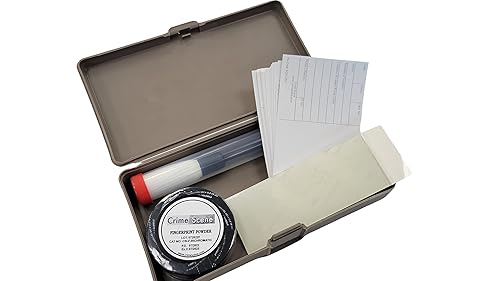 Kit básico de huellas dactilares, color negro