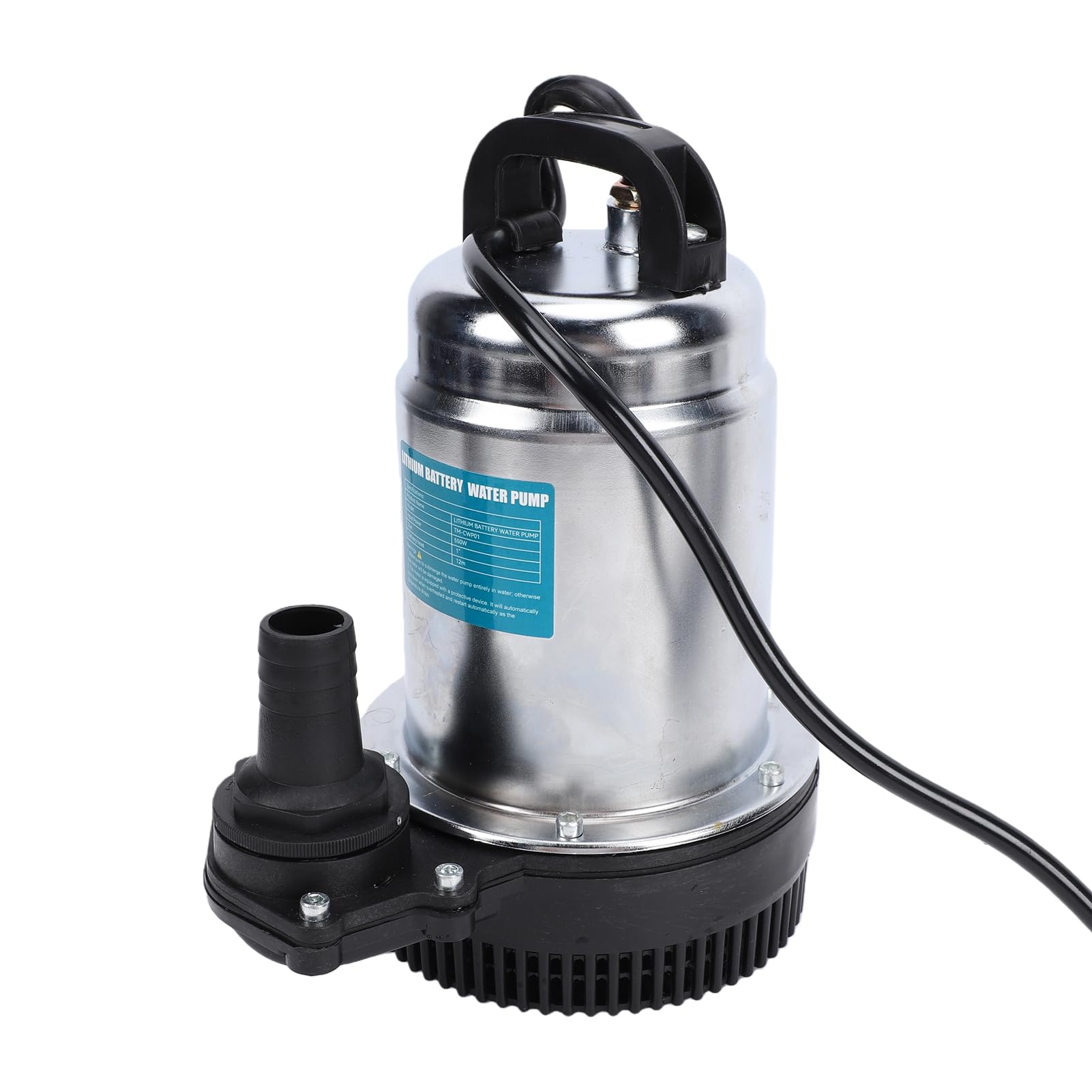 Fafeicy Bomba de Agua Sumergible Inalámbrica Salida 25 Mm Elevación 12 M