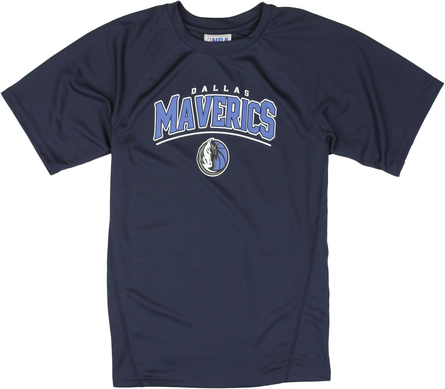 Dallas Mavericks NBA Little Boys and Big Boys PlayDry T-Shirt - Navy Blue
